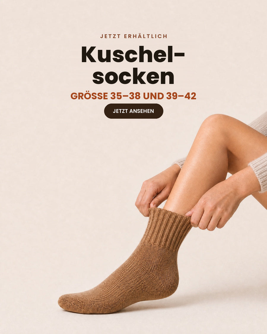 Kuschelsocken – jetzt erhältlich in Größe 35–38 und 39–42