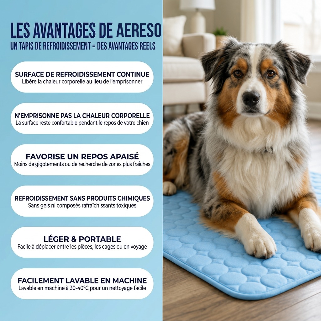 Aereso - Tapis rafraîchissant