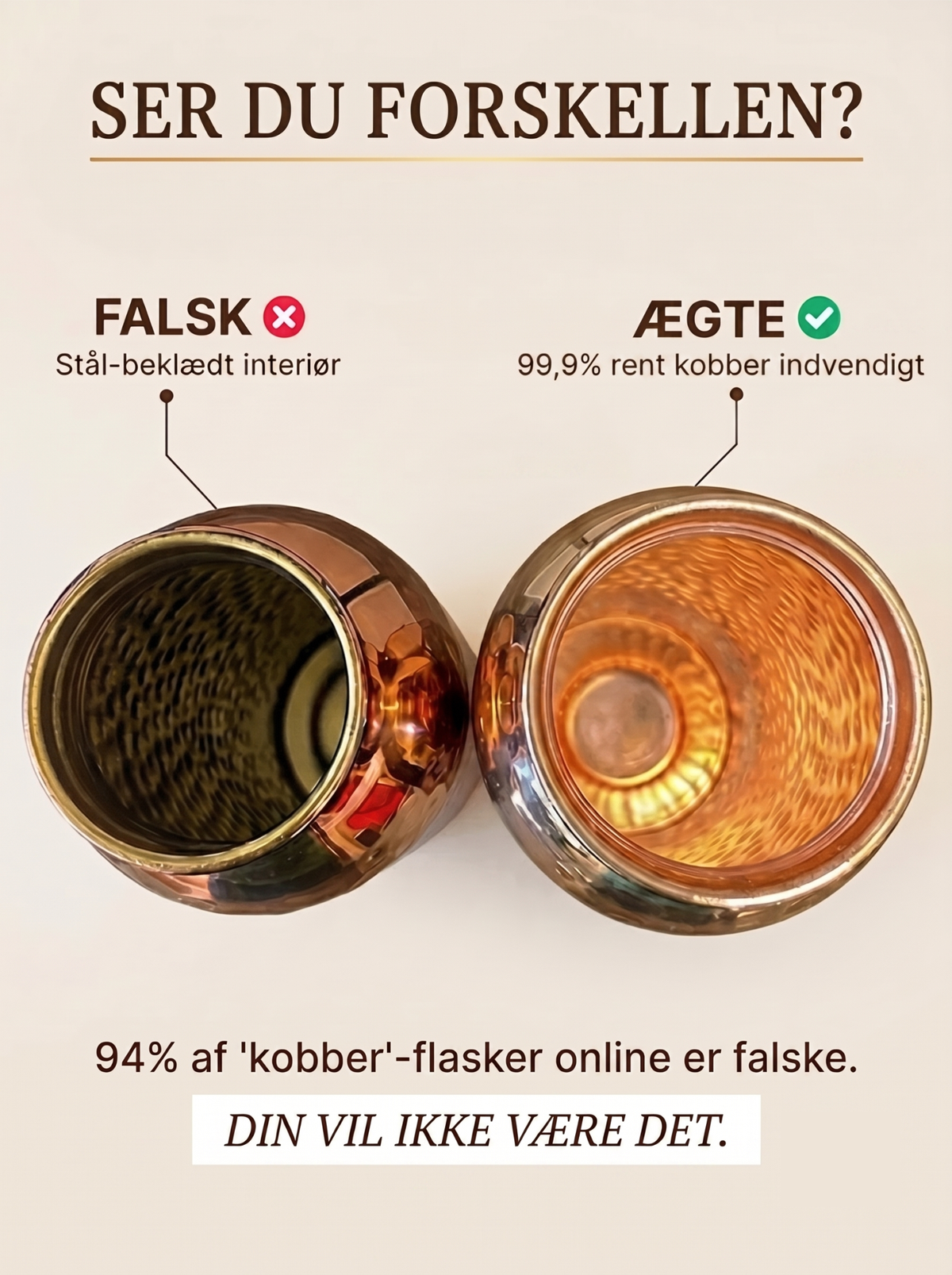 Kobberflaske