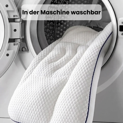 Ein Kinderpolster, das den Nacken die ganze Nacht besser stützt.