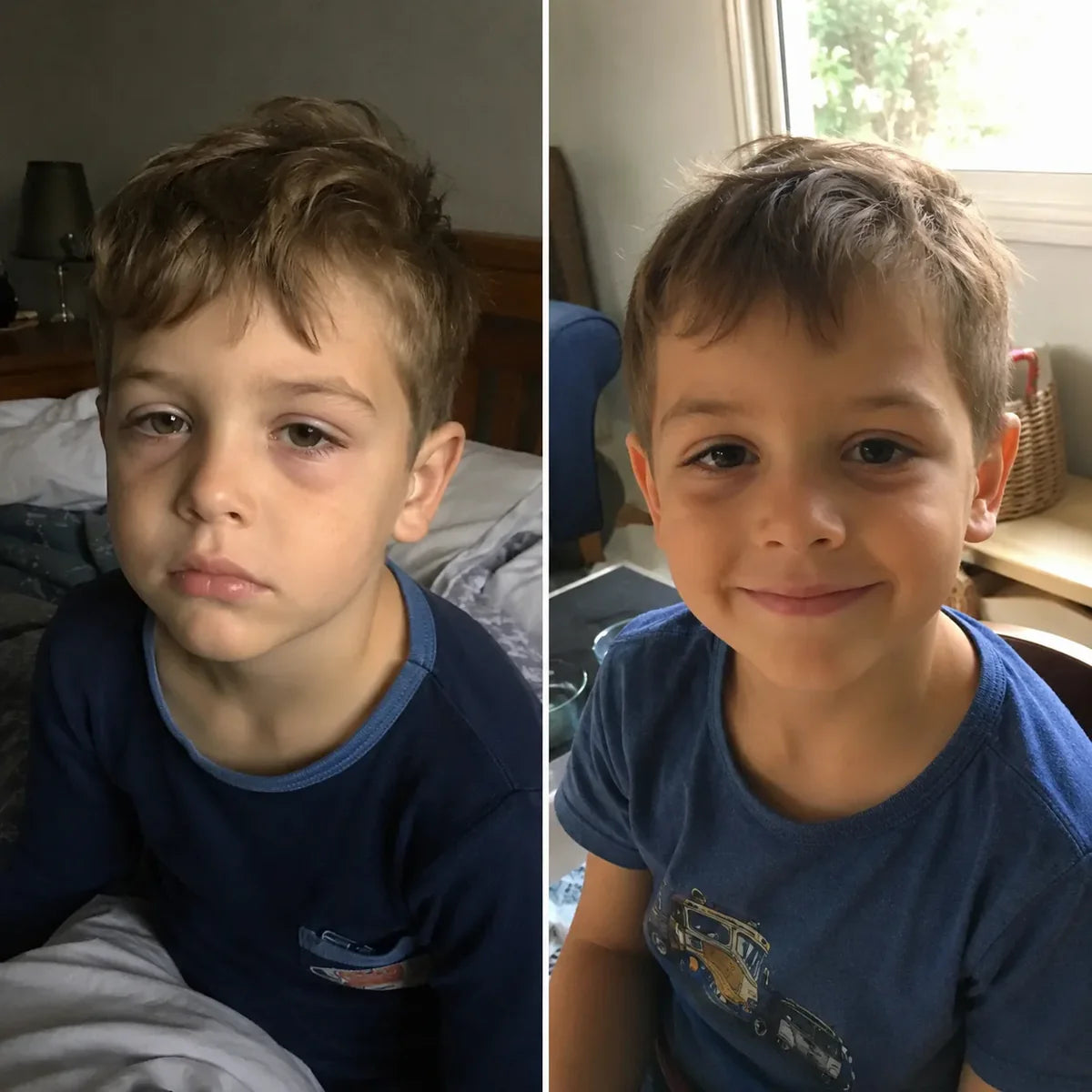 Ein Kinderpolster, das den Nacken die ganze Nacht besser stützt.