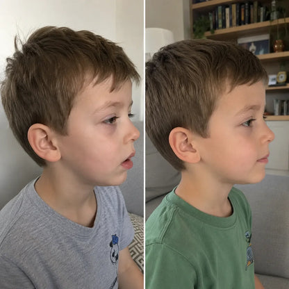 Ein Kinderpolster, das den Nacken die ganze Nacht besser stützt.