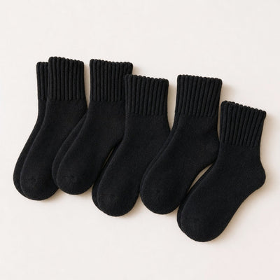 Kuschelsocken in Schwarz