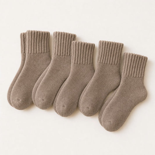 Kuschelsocken Taupe – Bild 1